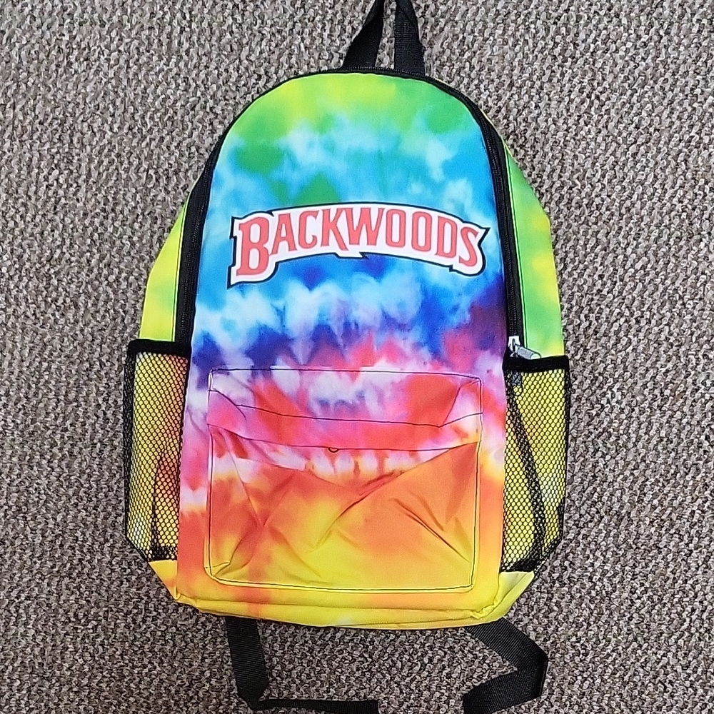 Colorful Backwoods Tie-Dye Backpack